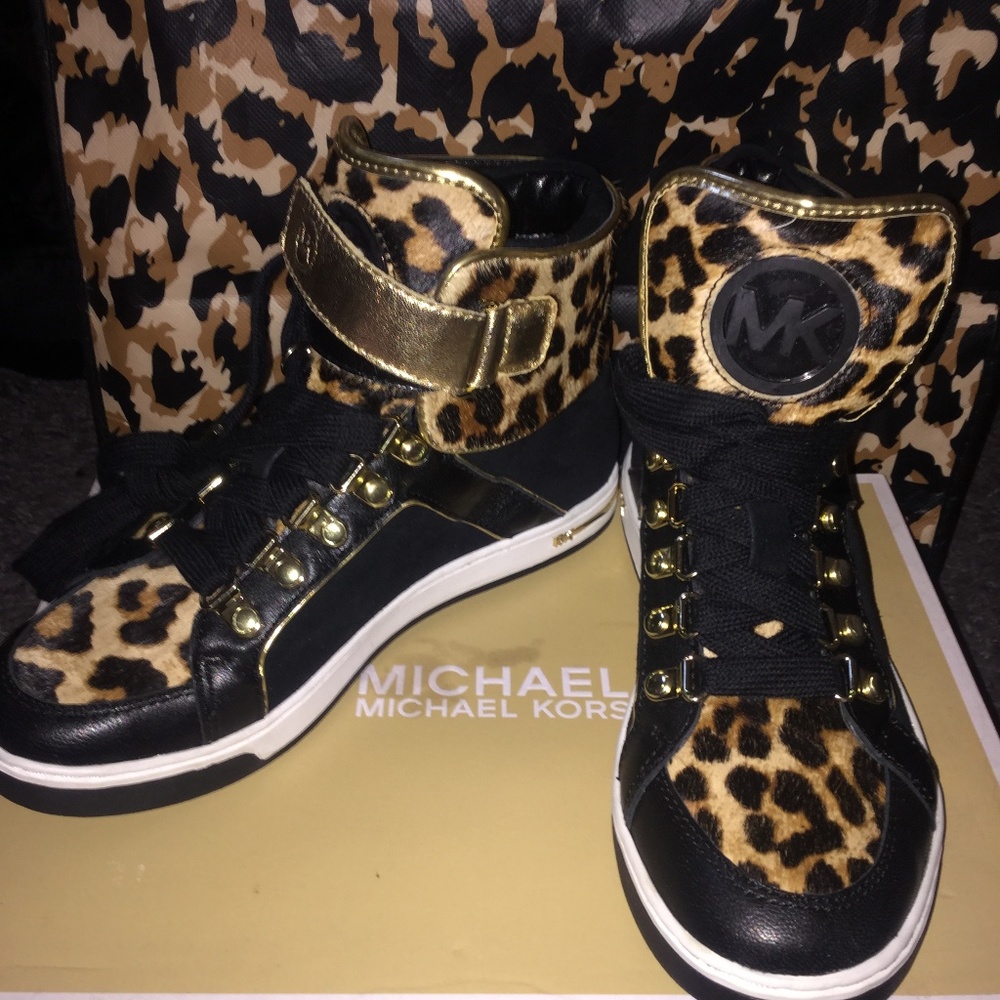 Michael Kors Animal Print Sneakers